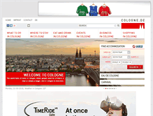 Tablet Screenshot of cologne.de